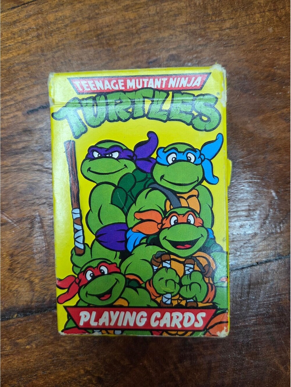 Vintage 1990 Teenage Mutant Ninja Turtles Playing Cards